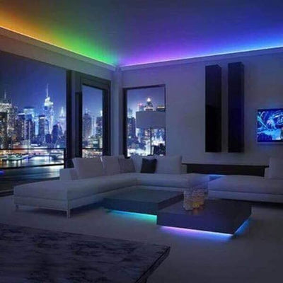 Color Changing LED Light Strip (Remote Included)